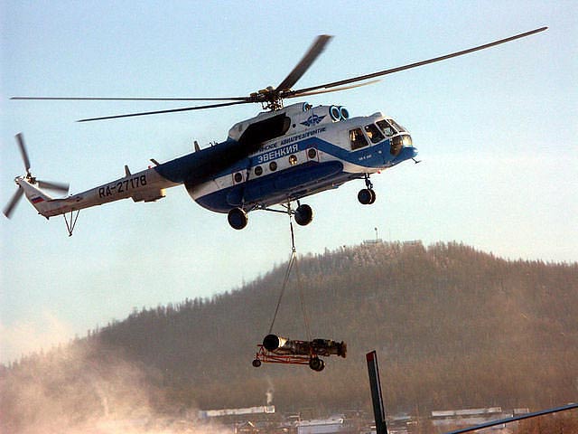 Перевозка груза вертолетом МИ-8