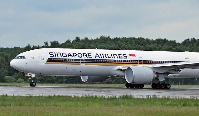 Самолет авиакомпании Singapure
