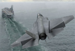 Самолет истребитель пятого поколения F-35 Lightning II