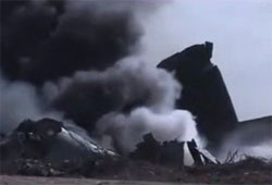 В Алжире разбился военно-транспортный самолёт
