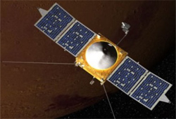 Исследовательский аппарат MAVEN вышел на орбиту Марса